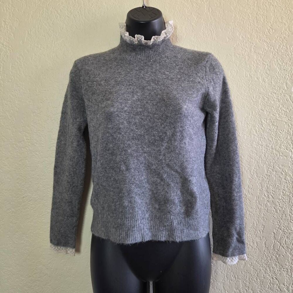 Zara Lace Trimmed Sweater